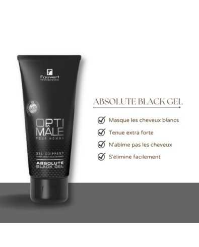 Trio Gel Coiffant Teinté Absolute Black Gel Optimâle | FAUVERT 2