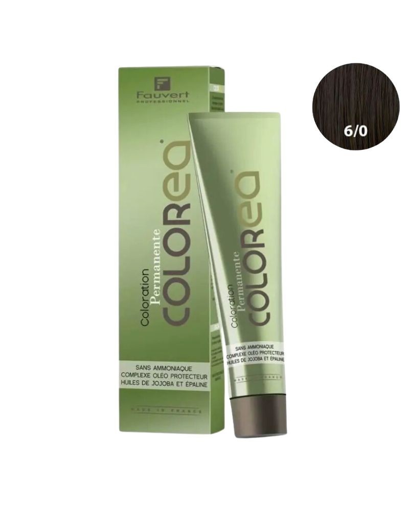 Coloration COLOREA 6/0 Blond Foncé Froid - FAUVERT 100 ml