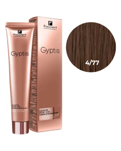 Coloration Gyptis 4/77 Châtain Marron Profond 100 ml | FAUVERT