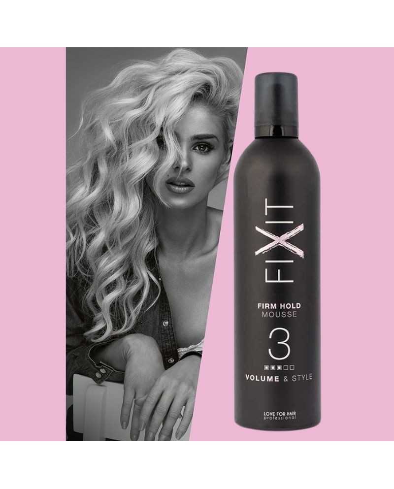 Mousse Volume & Style 500 ML - Fixit Firm Hold Love for Hair