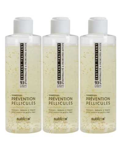 Trio Shampooing Prévention Pellicules 3 x 200 ml - Instant Traitant Sublimo
