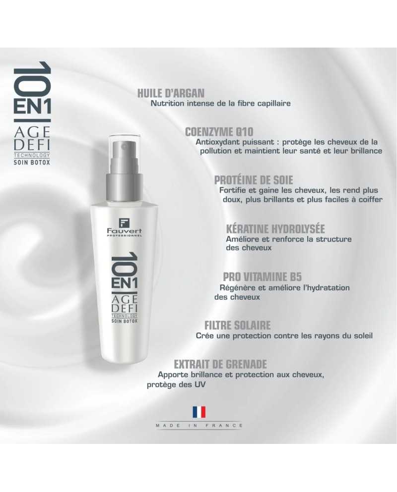 Soin Botox Capillaire 10 en 1 Age Defi Technology - FAUVERT | Cheveux Secs ou Abîmés