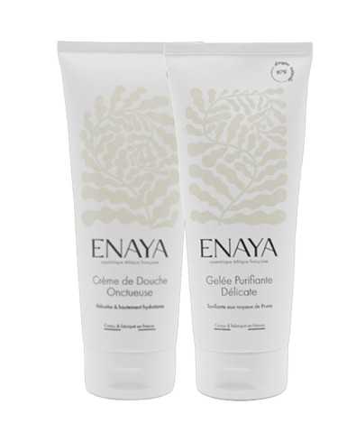 Duo Beauté Hydratant & Tonifiant - ENAYA | Gelée et Crème de Douche