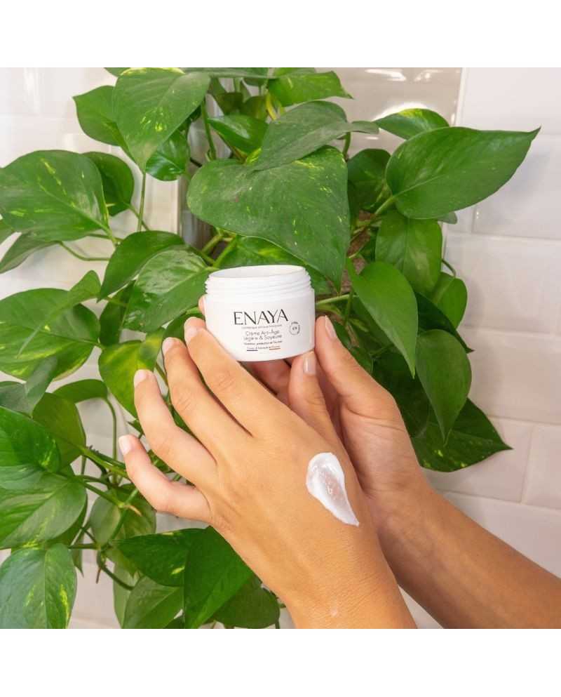 Crème Visage Anti-Âge Légère & Soyeuse - ENAYA | 40 ml