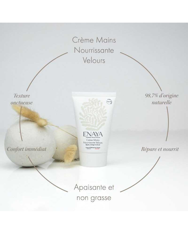 Crème Mains Nourrissante Velours - ENAYA | 50 ML