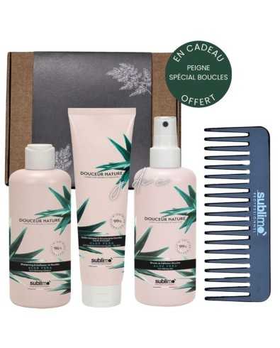 Coffret Cadeau Cheveux Bouclés Aloe Vera - Douceur Nature Sublimo
