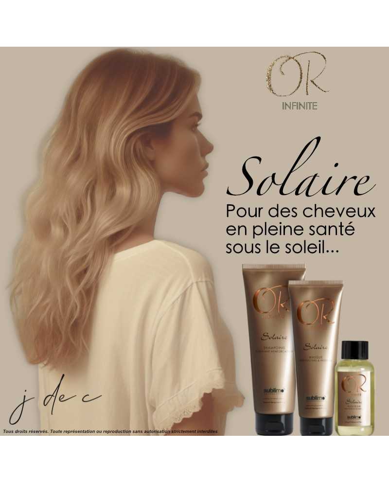 Coffret Cadeau Soin Cheveux Exposés au Soleil - Or Infinite Sublimo