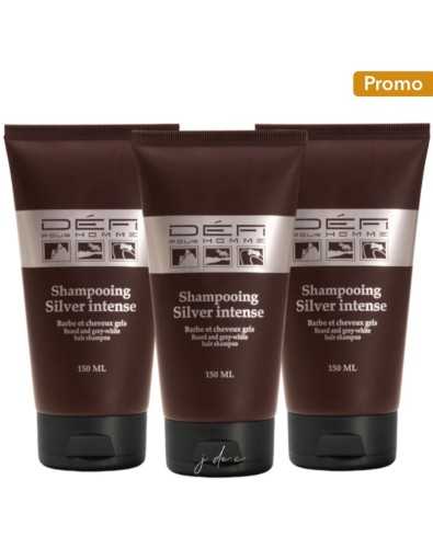 Trio Shampooing Silver Intense – Défi pour Homme | Cheveux & Barbe