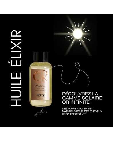 Huile Elixir Protège et Illumine 50 ml - Solaire Or Infinite | Cheveux exposés au soleil 2