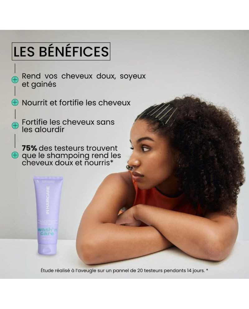 Shampooing Nourrissant Wash N' Care 250 ml - In Haircare