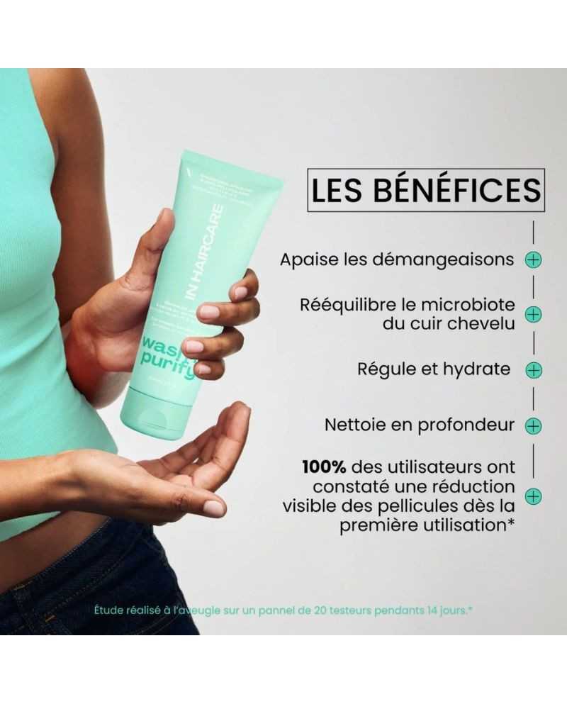 Shampooing Apaisant & Anti-Pelliculaire Wash N' Purify - In Haircare