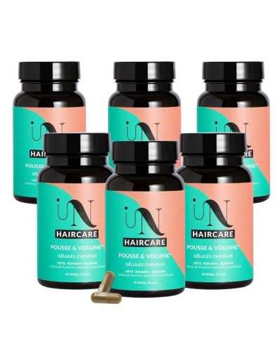 Gélules Pousse & Volume - Cure 6 mois | In Haircare