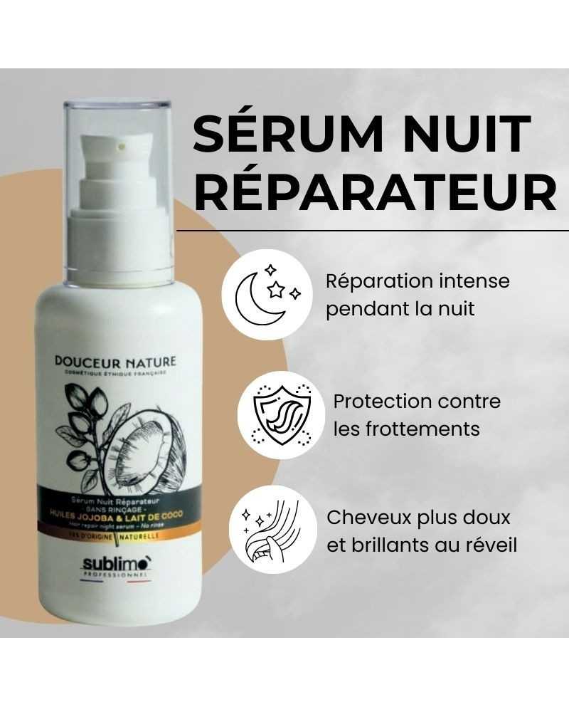 Sérum Nuit Réparateur Douceur Nature | Sublimo - Soin sans rinçage