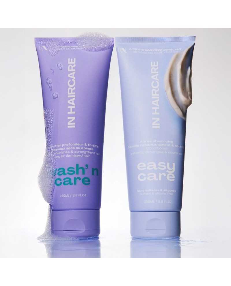 Duo Wash N’ Care & Easy Care - In Haircare | Soin cheveux texturés
