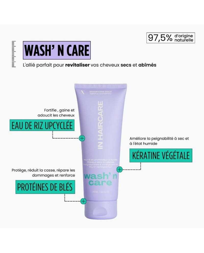 Duo Wash N’ Care & Easy Care - In Haircare | Soin cheveux texturés