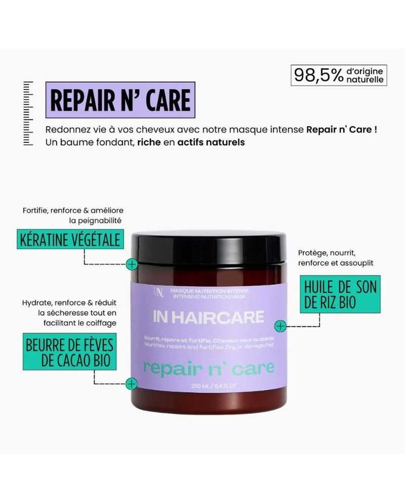 Duo Wash N’ Care & Repair N’ Care - In Haircare | Soin Cheveux Secs