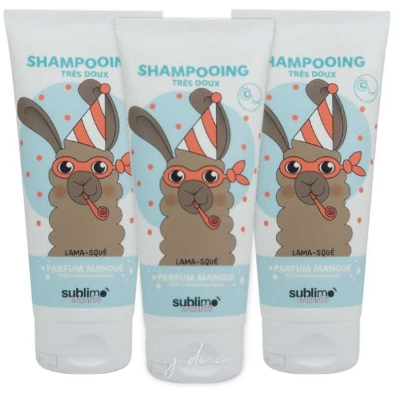 Trio Shampooing Très Doux Enfants - Sublimo Enfants | 3 x 200 ml