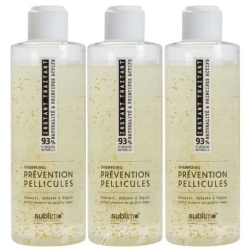 Trio Shampooing Prévention Pellicules 3 x 200 ml - Instant Traitant Sublimo