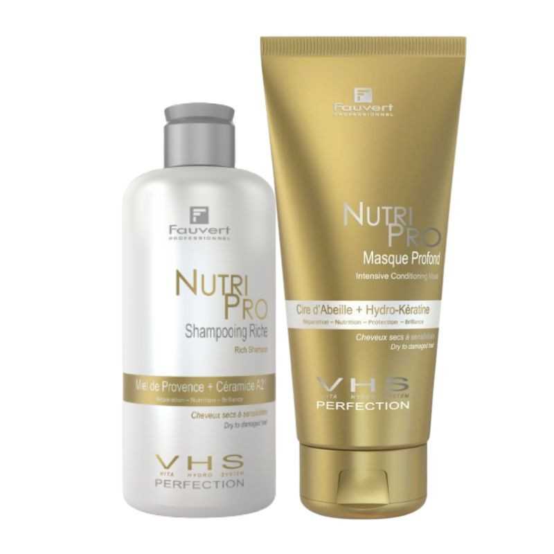 Duo Nutri Doux Shampooing & Masque Nutri Pro - Fauvert