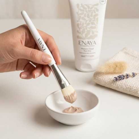 Pinceau Ovale Visage ENAYA - Application de masque 2