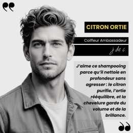 Shampooing Détoxifiant Équilibrant Citron & Ortie - Douceur Nature Sublimo - 1000 ML