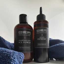 Shampooing Ice Power & Lotion Extrême | Antichute Défi pour Homme
