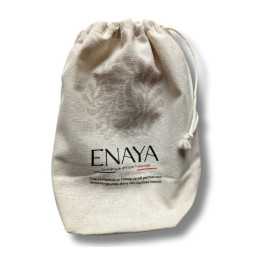 Pochon naturel en coton ENAYA - Accessoire beauté réutilisable