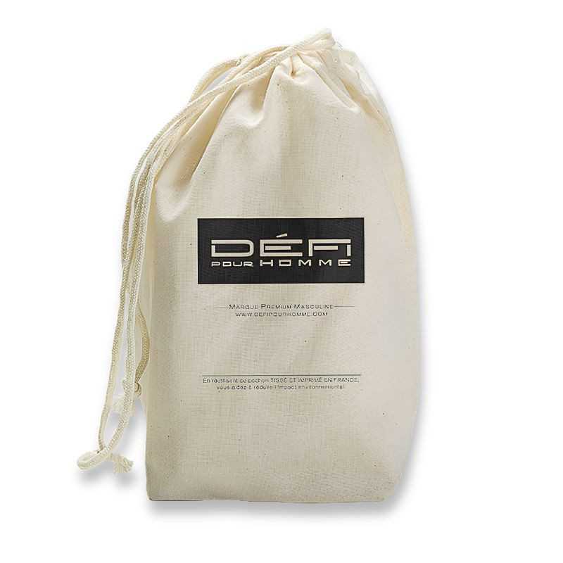 Pochon coton Défi pour Homme – Accessoire rangement masculin