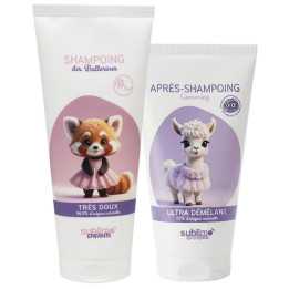 Duo shampooing + après‑shampooing enfant mangue - Sublimo Enfants