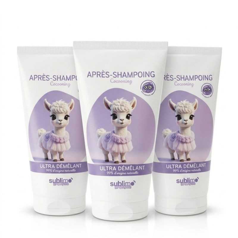 Lot de 3 Après‑Shampooing Cocooning Ultra-Démêlant Sublimo Enfants
