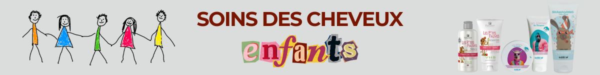Enfants : soins des cheveux professionnels, shampooings et produits coiffants